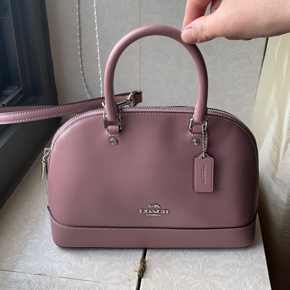 Coach mini Sierra satchel-Dusty Rose